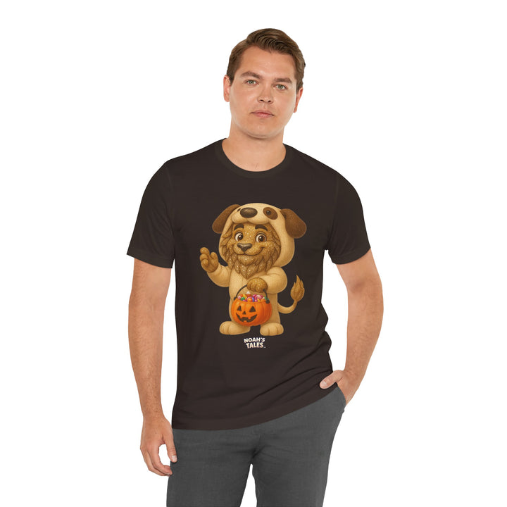 Noah’s Tales™ Halloween Leo Men's Bella T-Shirt