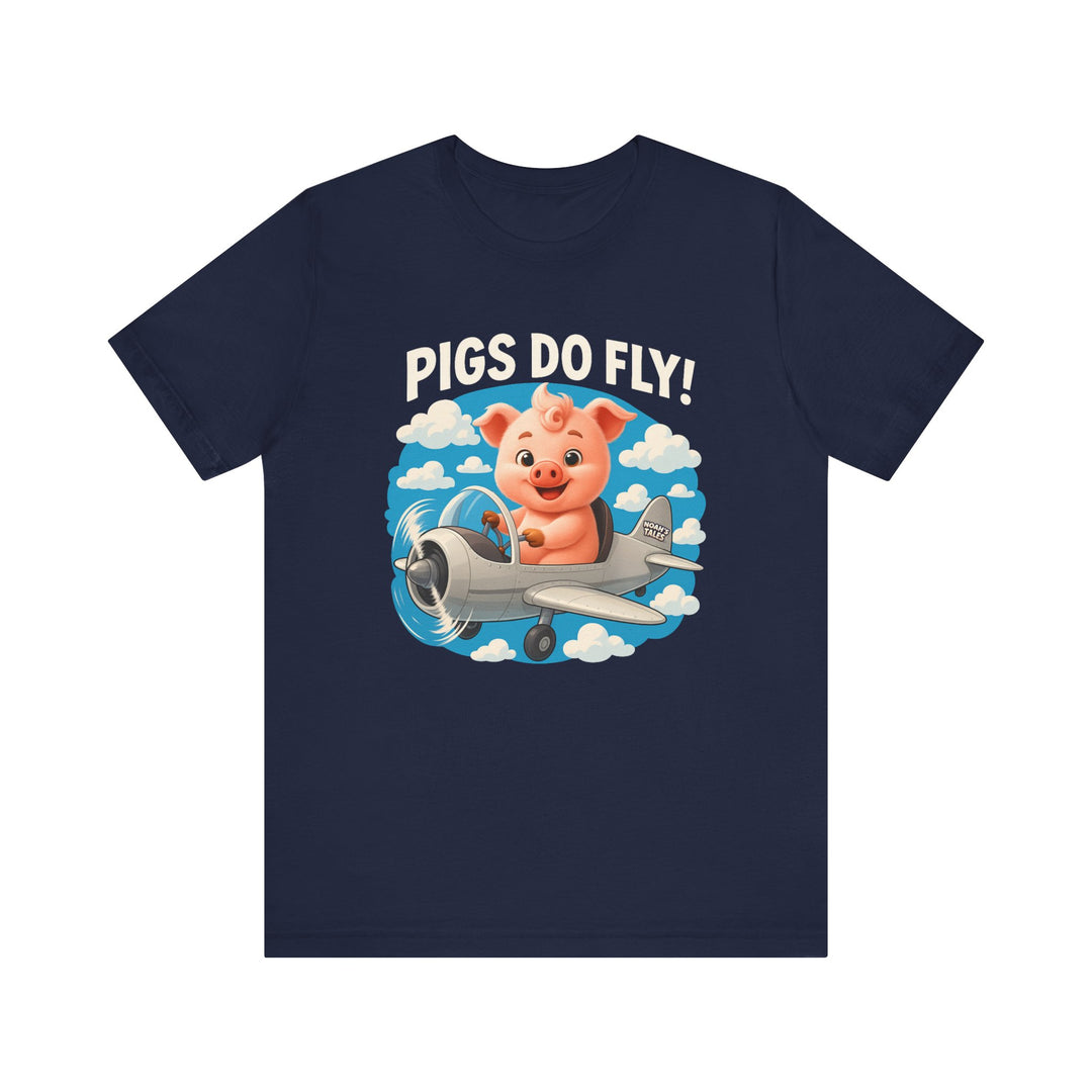 Noah’s Tales™ Pigs Do Fly Men Bella T-Shirt