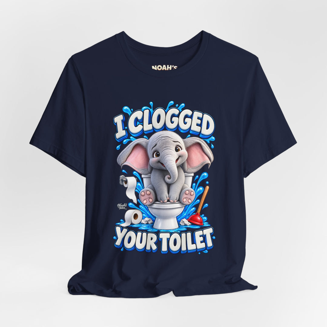 Noah’s Tales™ I Clogged Your Toilet | Ellie Belle Men's T-Shirt