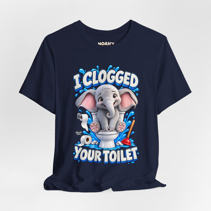 Noah’s Tales™ I Clogged Your Toilet | Ellie Belle Men's T-Shirt