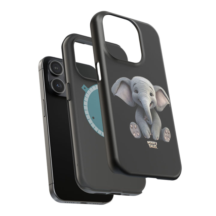 Noah’s Tales™ Noah Elephant Magnetic Tough Cases | Cute Elephant Phone Cover
