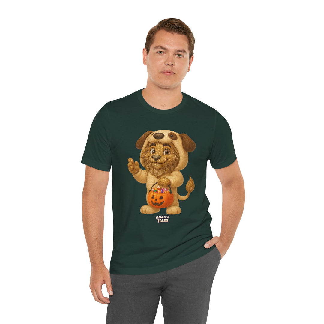 Noah’s Tales™ Halloween Leo Men's Bella T-Shirt