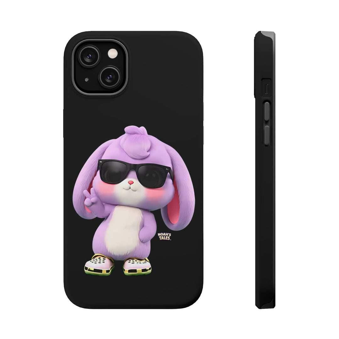 Noah’s Tales™ Lilac Phone Case Vibrant Protective cover Fun Gift for Kids and Teens Unique Cartoon Design