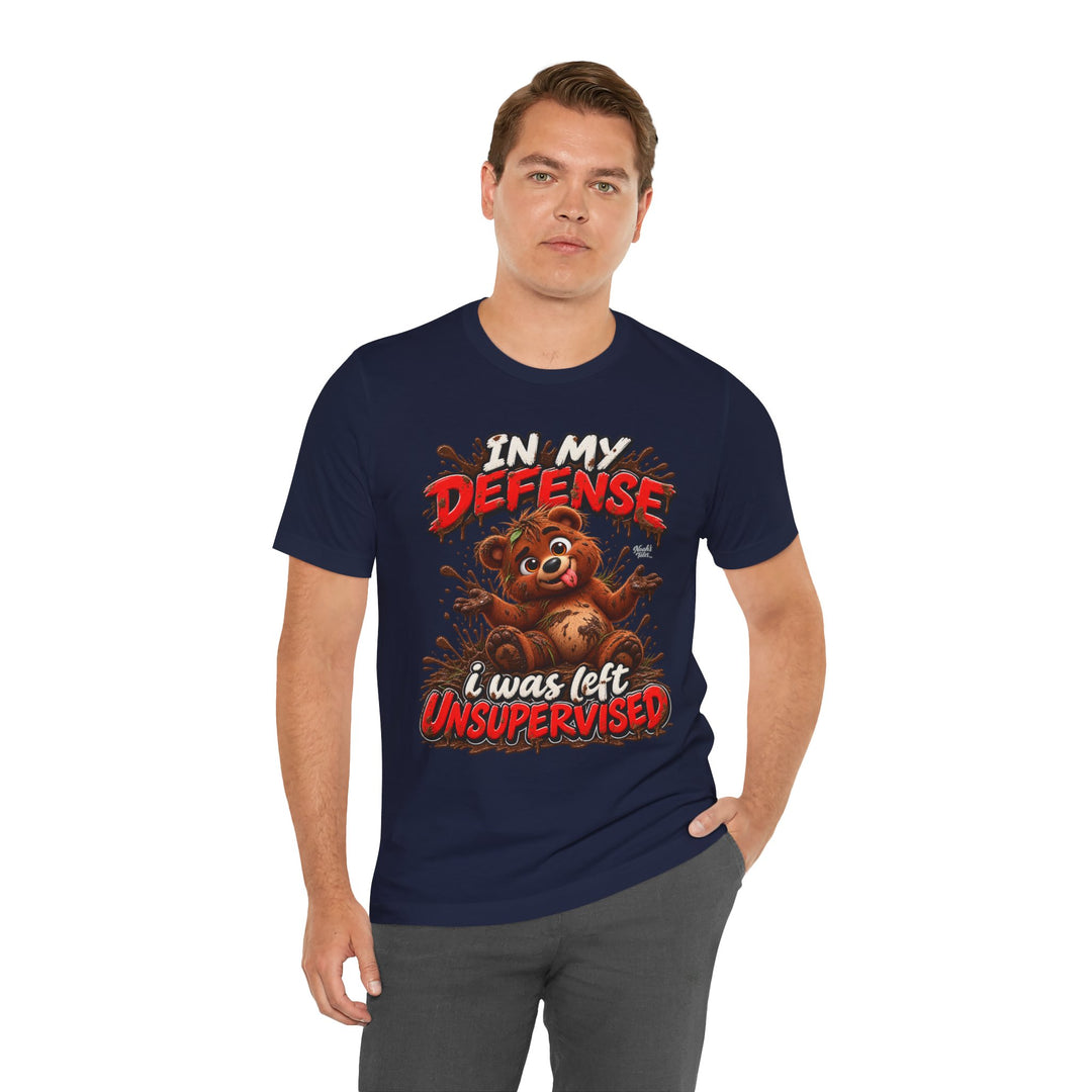 Noah’s Tales™ In My Defense I Was Left Unsupervised | Baxter Men's T-Shirt