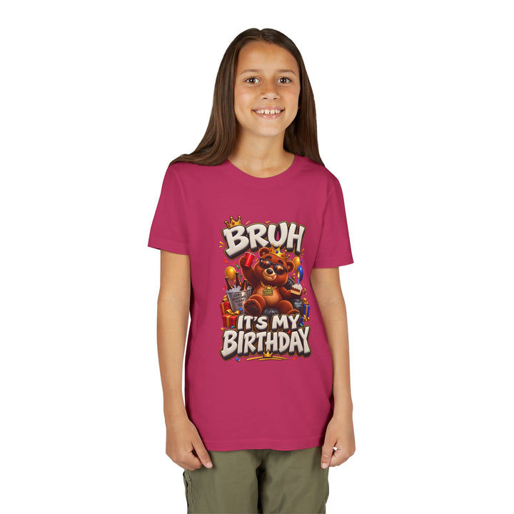Noah’s Tales™ Bruh It’s My Birthday | Baxter Girl's Bella T-Shirt