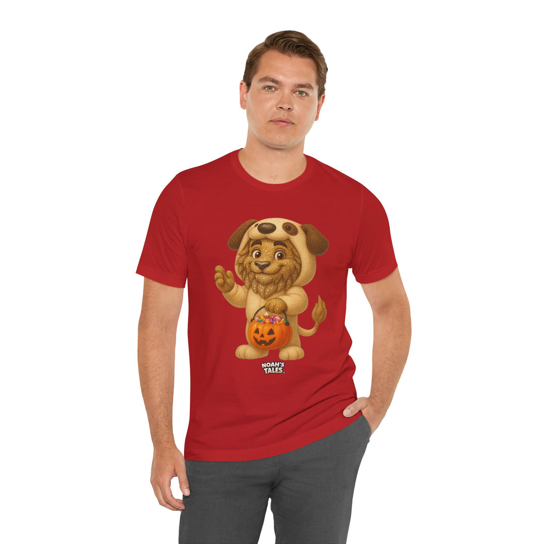 Noah’s Tales™ Halloween Leo Men's Bella T-Shirt