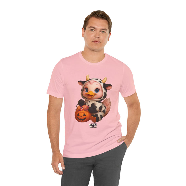 Noah’s Tales™ Cow Halloween Costume Luna Men's Bella T-Shirt