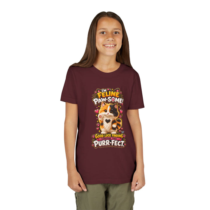 Noah’s Tales™ I’m Feline Paw-Some | Tommy Girl's Bella T-Shirt