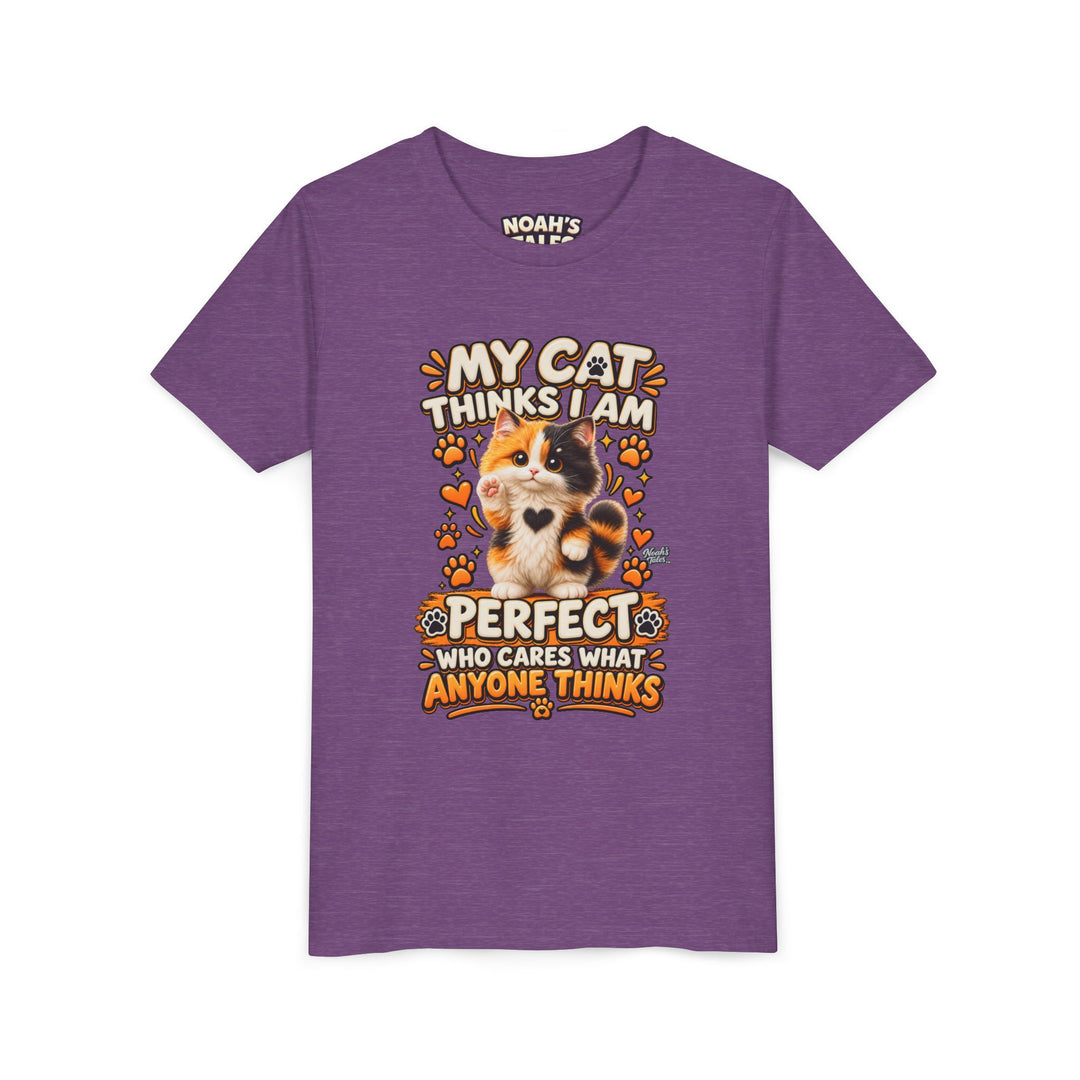 Noah’s Tales™ My Cat Thinks I Am Perfect | Tommy Girl's Bella T-Shirt
