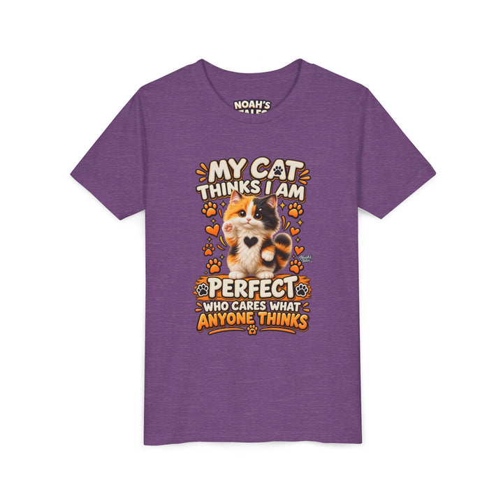 Noah’s Tales™ My Cat Thinks I Am Perfect | Tommy Girl's Bella T-Shirt