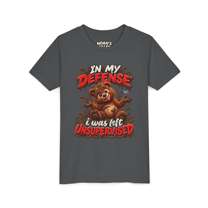 Noah’s Tales™ In My Defense I Was Left Unsupervised | Baxter Girl's Bella T-Shirt