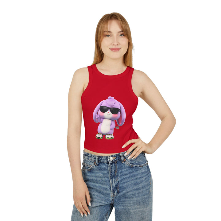 Noah’s Tales™ Trendy Graphic Tank Top for Women Cute Casual Wear Summer Outfit Gift for Her Cute Animal Illustration