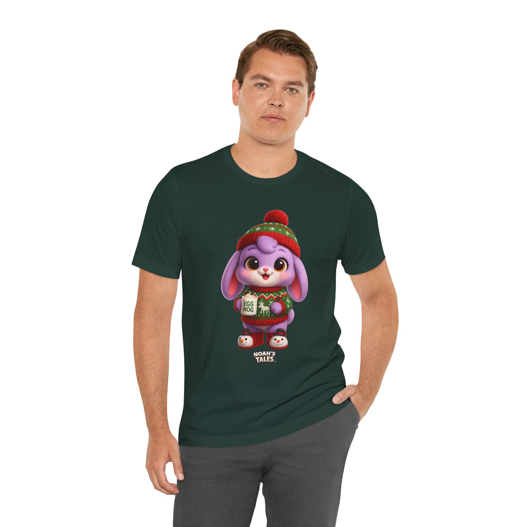 Noah’s Tales™ Christmas Lilac Men's Bella T-Shirt