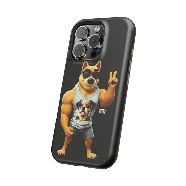 Noah’s Tales™ Ranger Magnet Phone Case Pet Lover Phone Cover Funny Phone Case Unique Gift for Dog Owners Quirky Dog Design