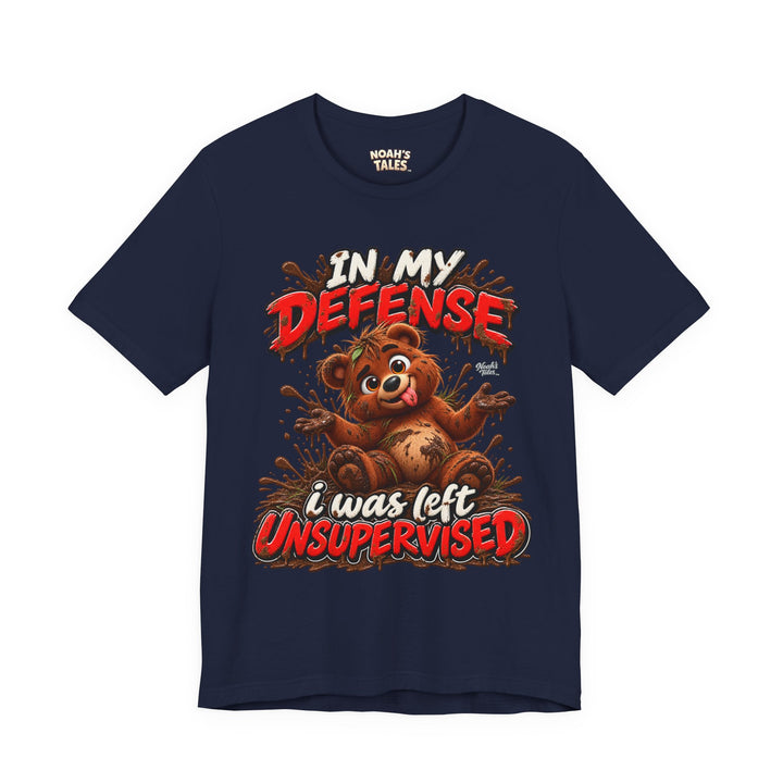 Noah’s Tales™ In My Defense I Was Left Unsupervised | Baxter Women's Bella T-Shirt