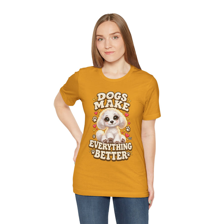 Noah’s Tales™ Dogs Make Everything Better | Coco Women's Bella T-Shirt