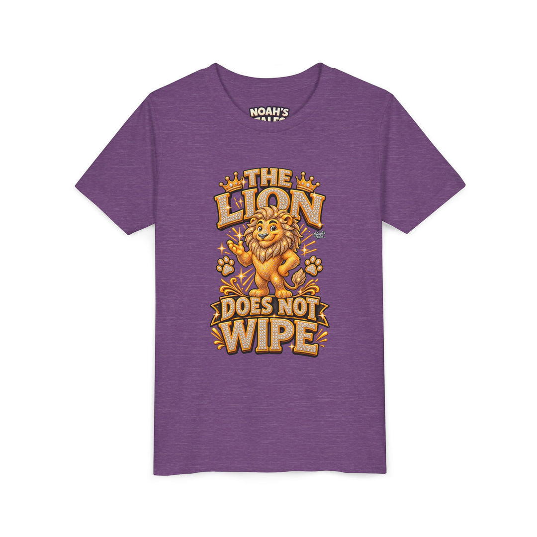 Noah’s Tales™ The Lion Does Not Wipe | Leo Girl's Bella T-Shirt