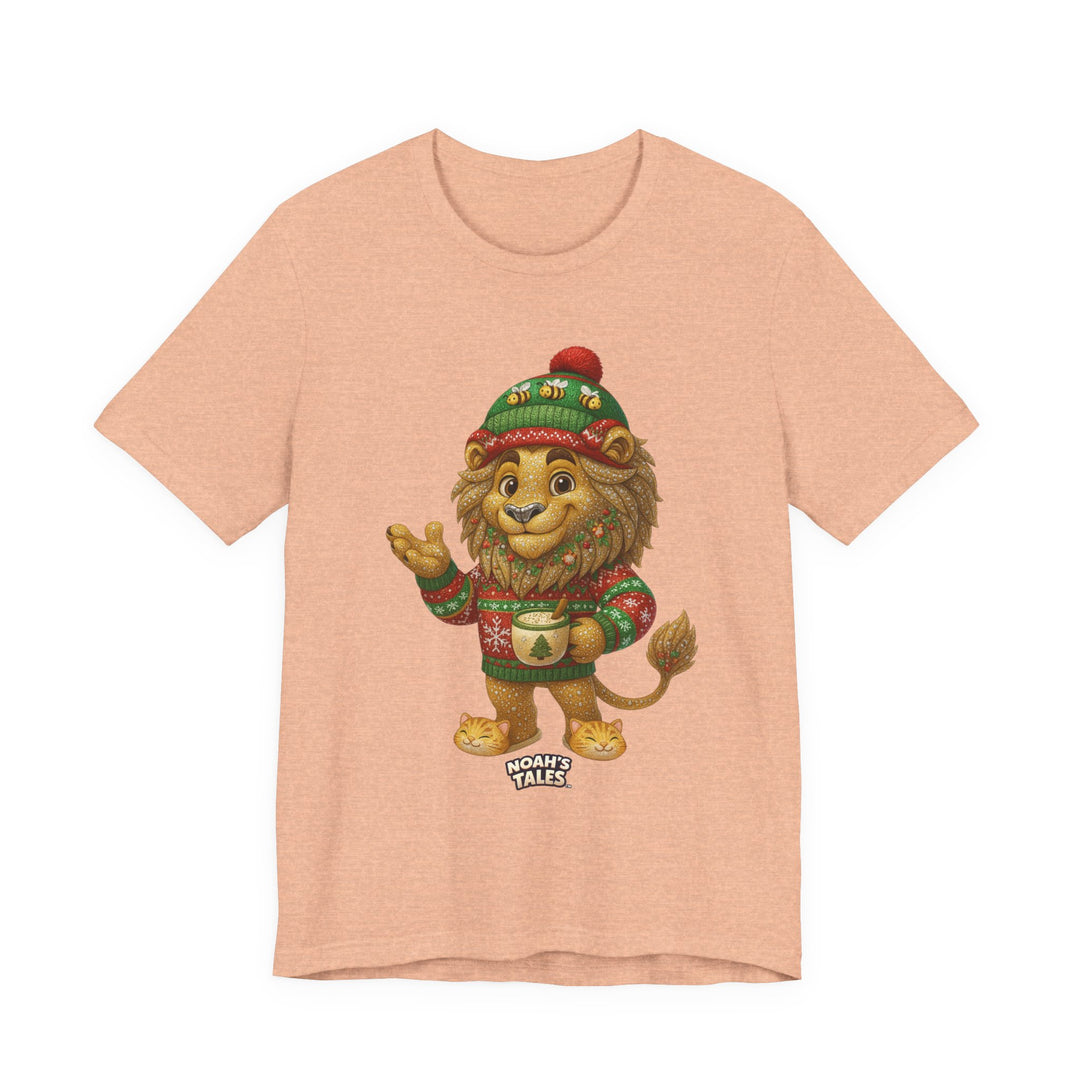 Noah’s Tales™ Christmas Leo Women's Bella T-Shirt
