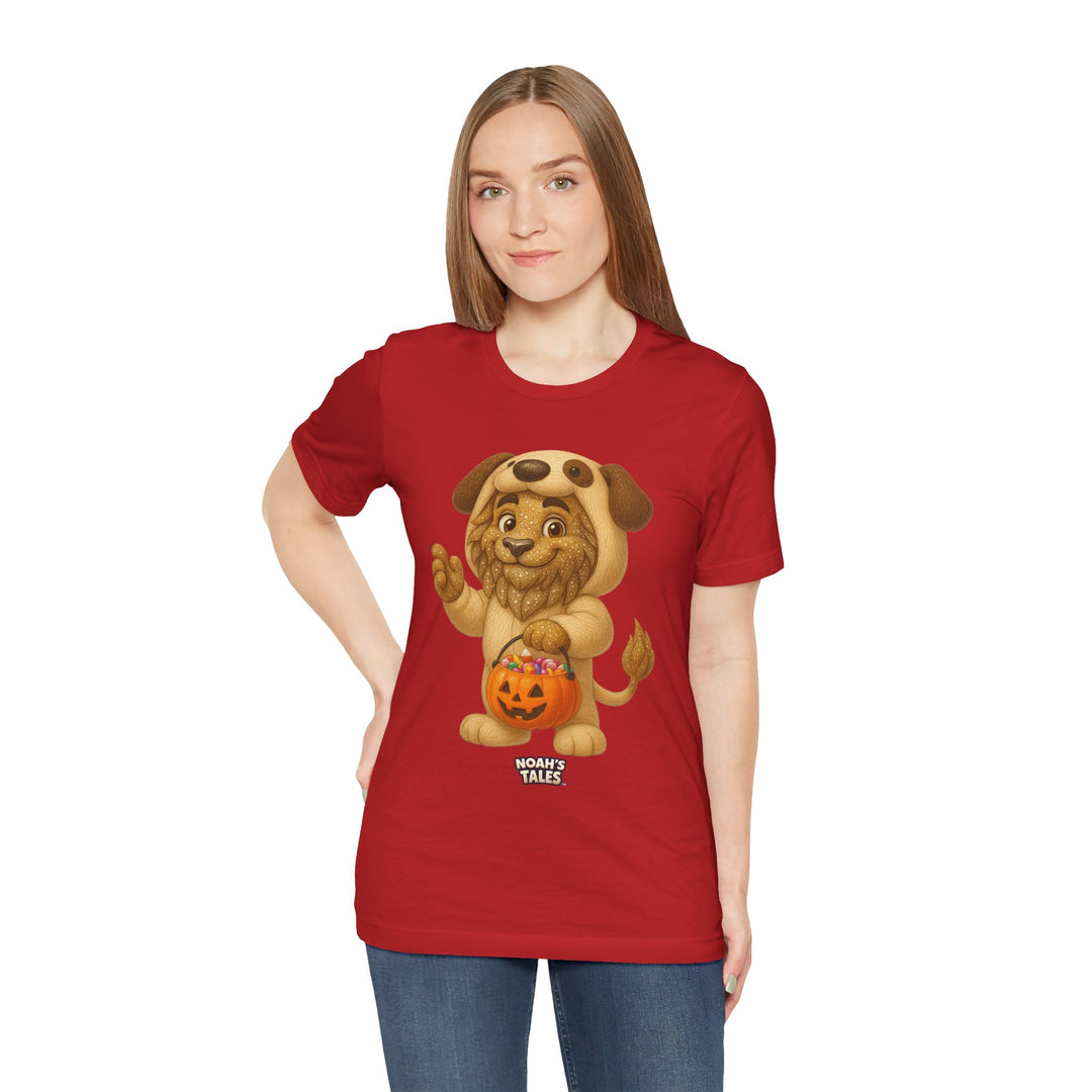 Noah’s Tales™ Halloween Leo Women's Bella T-Shirt