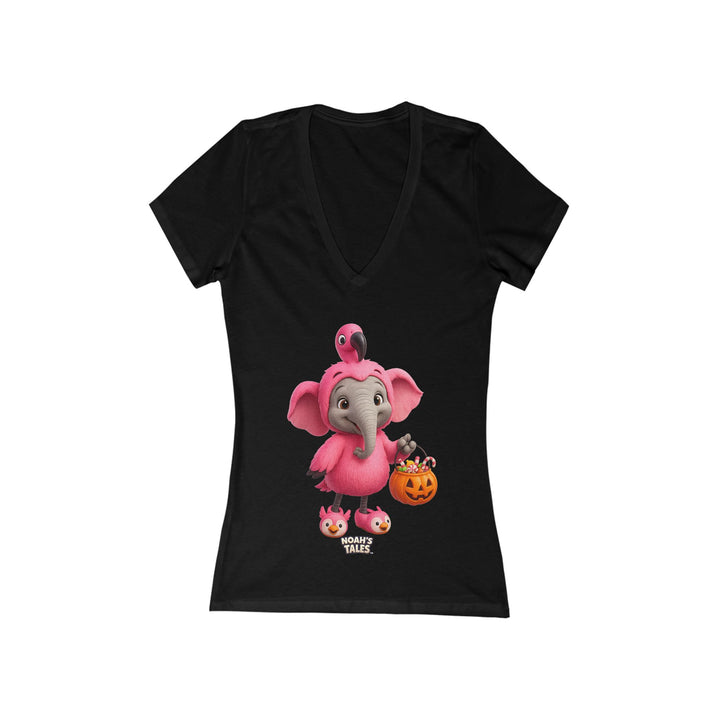 Noah’s Tales™ Halloween Noah Women's V-Neck Bella T-Shirt