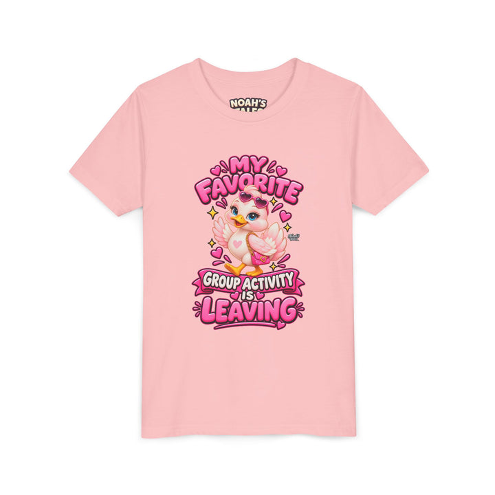 Noah’s Tales™ My Favorite Group Activity Is Leaving | Luna Girl's Bella T-Shirt