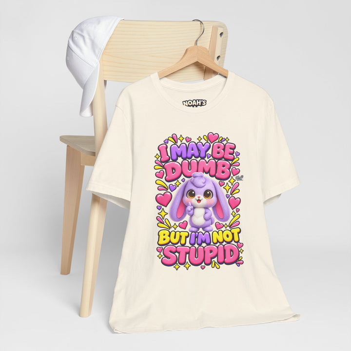 Noah’s Tales™ I May Be Dumb But I’m Not Stupid | Lilac Women's Bella T-Shirt