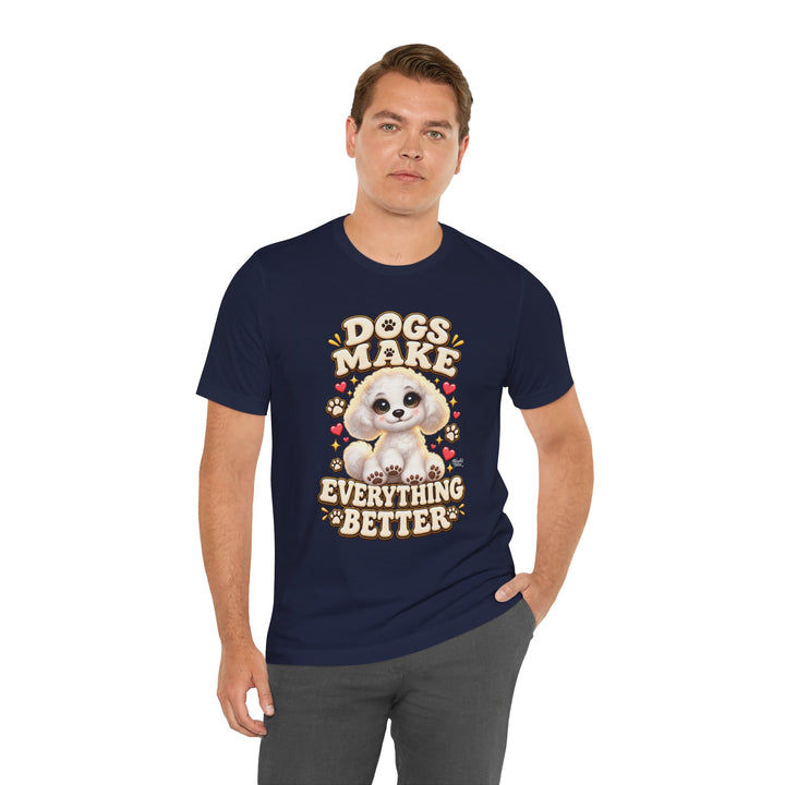 Noah’s Tales™ Dogs Make Everything Better | Coco Men's T-Shirt