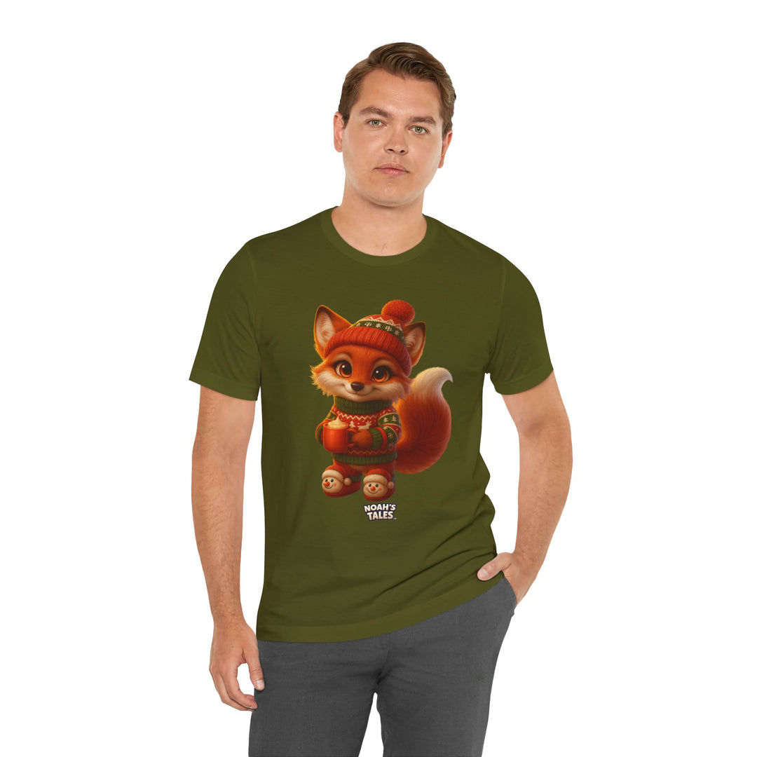 Noah’s Tales™ Christmas Ember Men's Bella T-Shirt