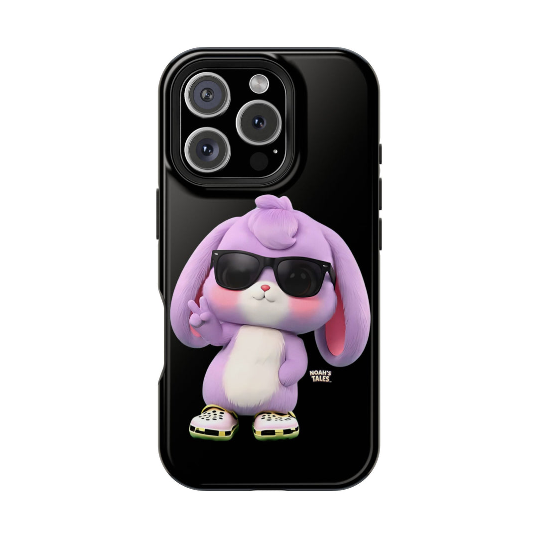 Noah’s Tales™ Lilac Phone Case Vibrant Protective cover Fun Gift for Kids and Teens Unique Cartoon Design