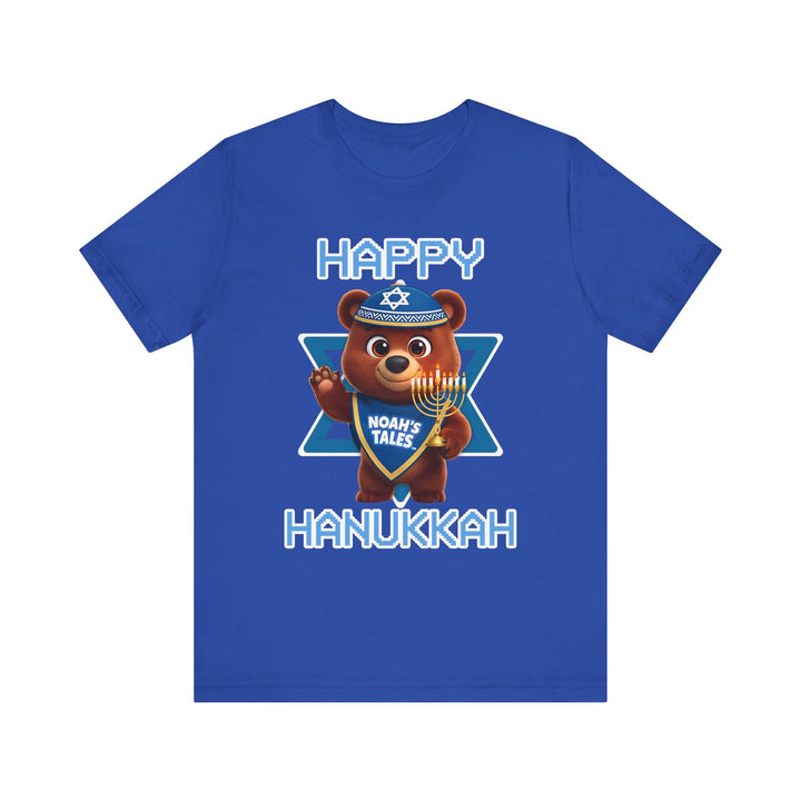 Noah’s Tales™ Happy Hanukkah Baxter Men's Bella T-Shirt