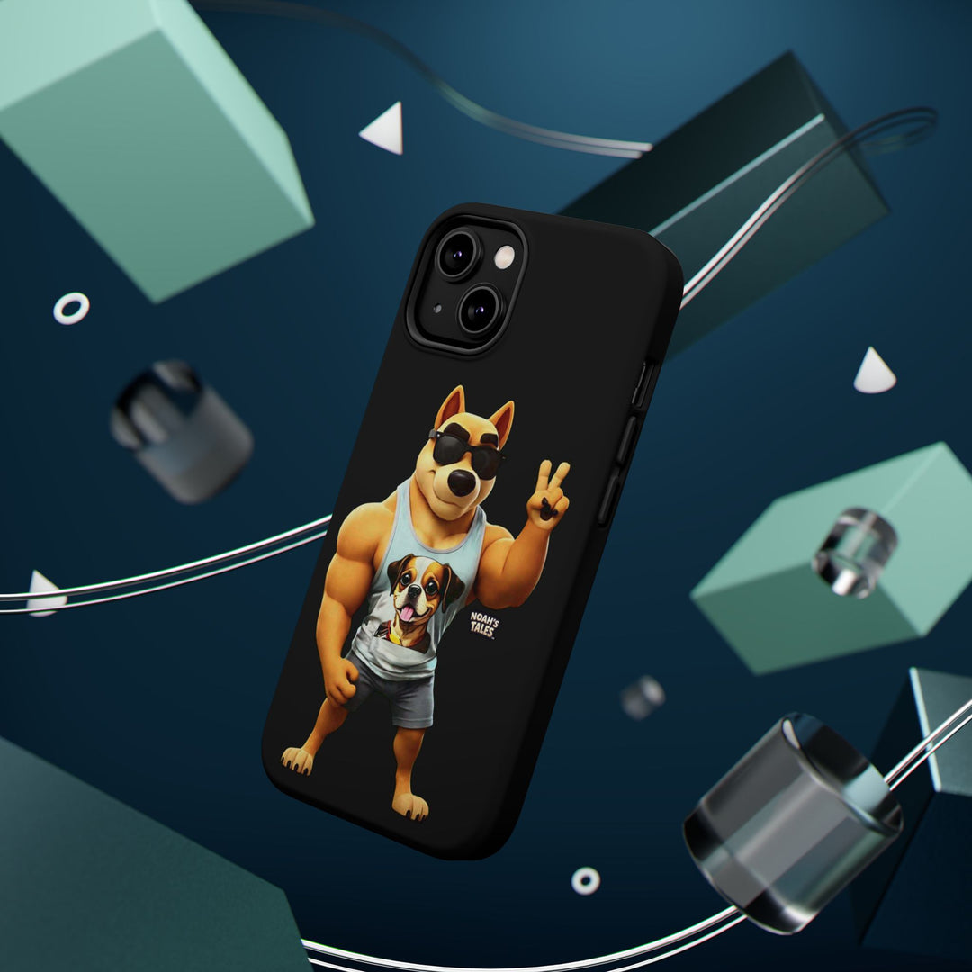 Noah’s Tales™ Ranger Magnet Phone Case Pet Lover Phone Cover Funny Phone Case Unique Gift for Dog Owners Quirky Dog Design