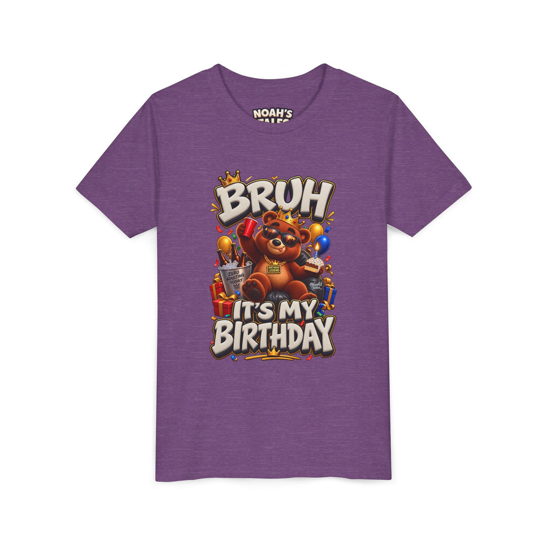 Noah’s Tales™ Bruh It’s My Birthday | Baxter Girl's Bella T-Shirt