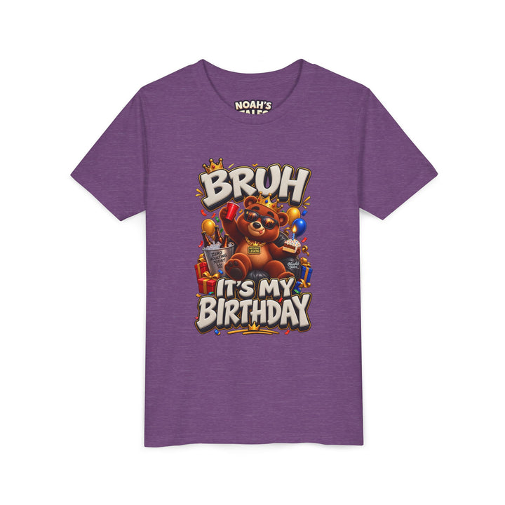 Noah’s Tales™ Bruh It’s My Birthday | Baxter Girl's Bella T-Shirt