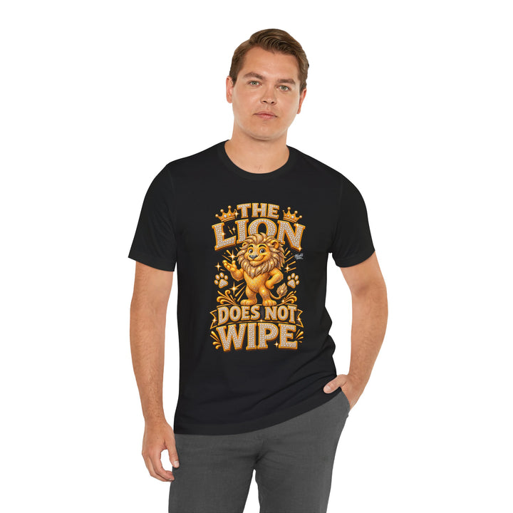 Noah’s Tales™ The Lion Does Not Wipe | Leo Men's T-Shirt