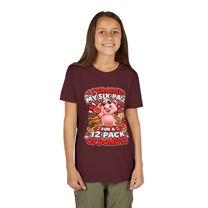 Noah’s Tales™ I Traded My Six-Pack For A 12-Pack Of Donuts | Pip Girl's Bella T-Shirt