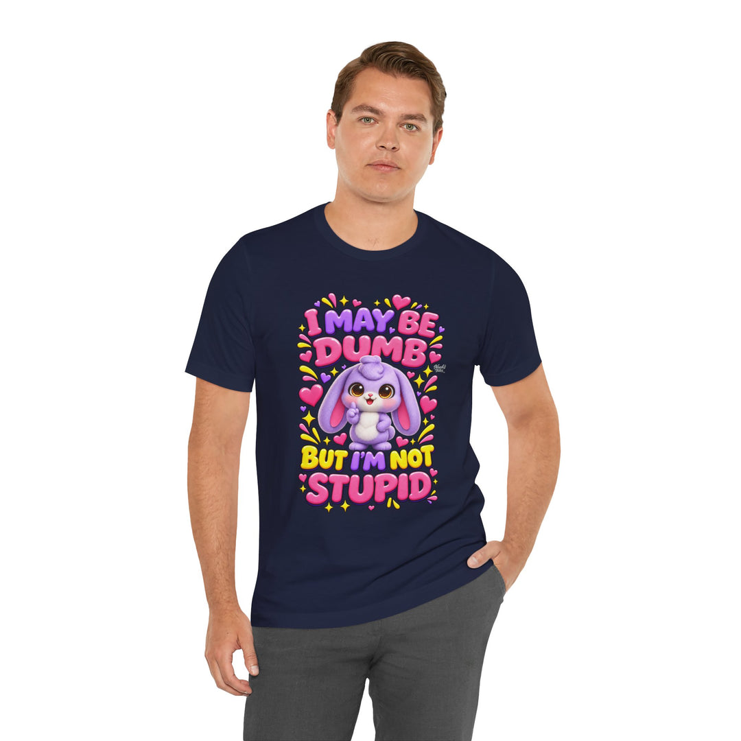 Noah’s Tales™ I May Be Dumb But I’m Not Stupid | Lilac Men's T-Shirt