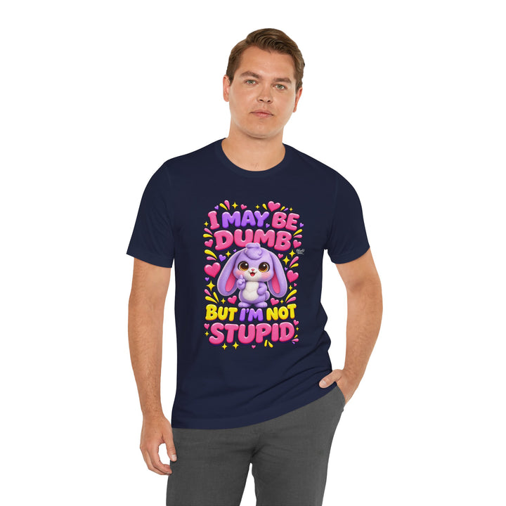 Noah’s Tales™ I May Be Dumb But I’m Not Stupid | Lilac Men's T-Shirt