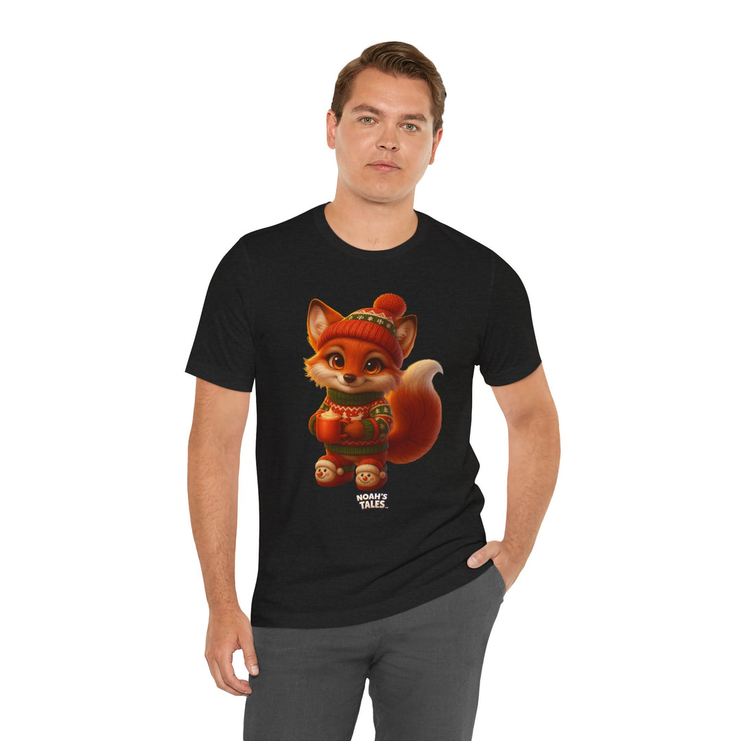Noah’s Tales™ Christmas Ember Men's Bella T-Shirt