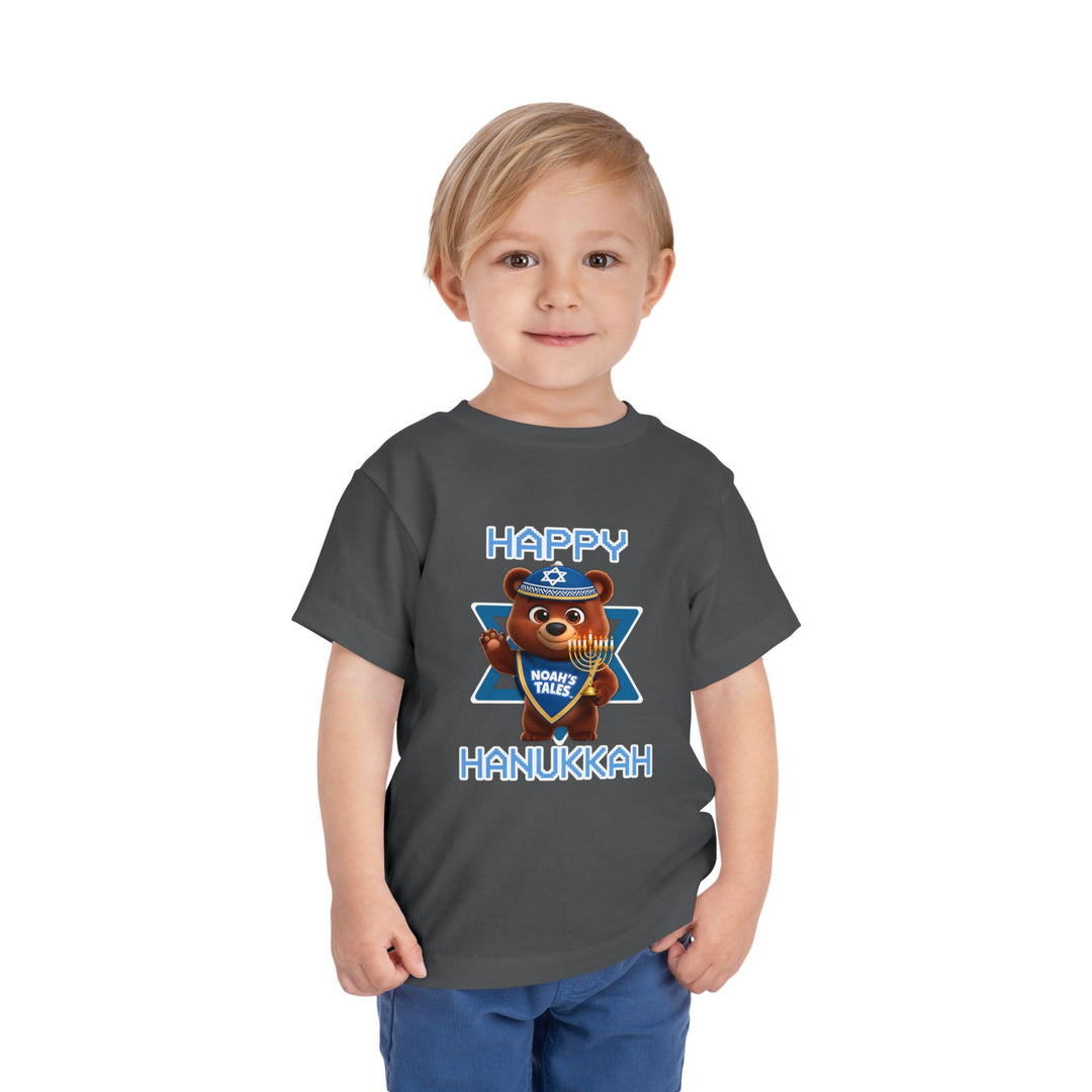 Noah’s Tales™ Happy Hanukkah Bear Boy's Bella T-Shirt