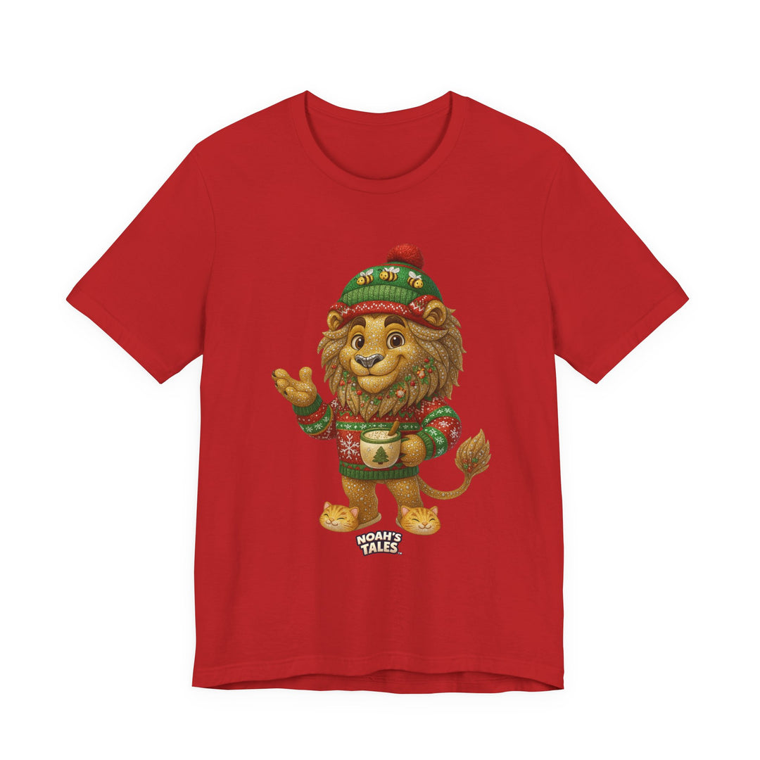 Noah’s Tales™ Christmas Leo Women's Bella T-Shirt