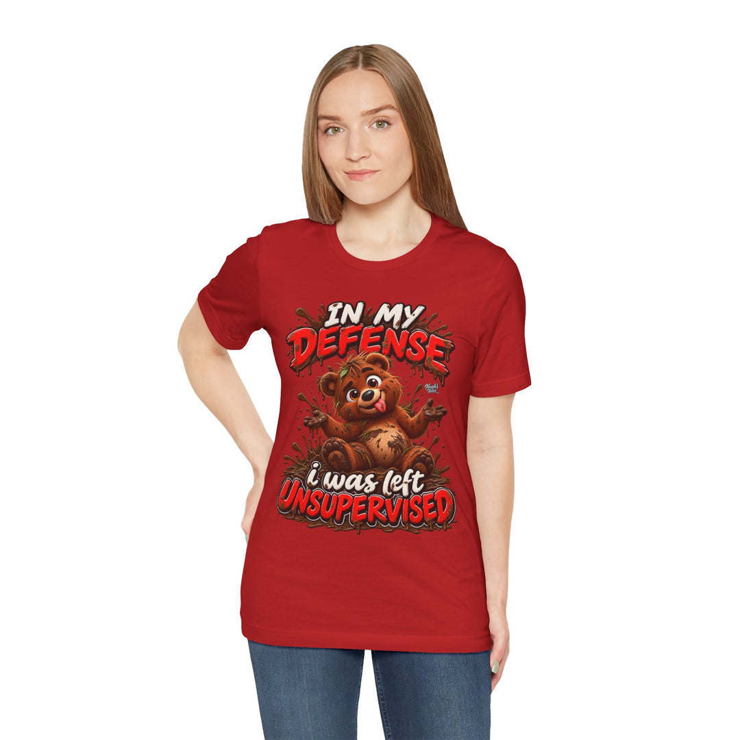 Noah’s Tales™ In My Defense I Was Left Unsupervised | Baxter Women's Bella T-Shirt