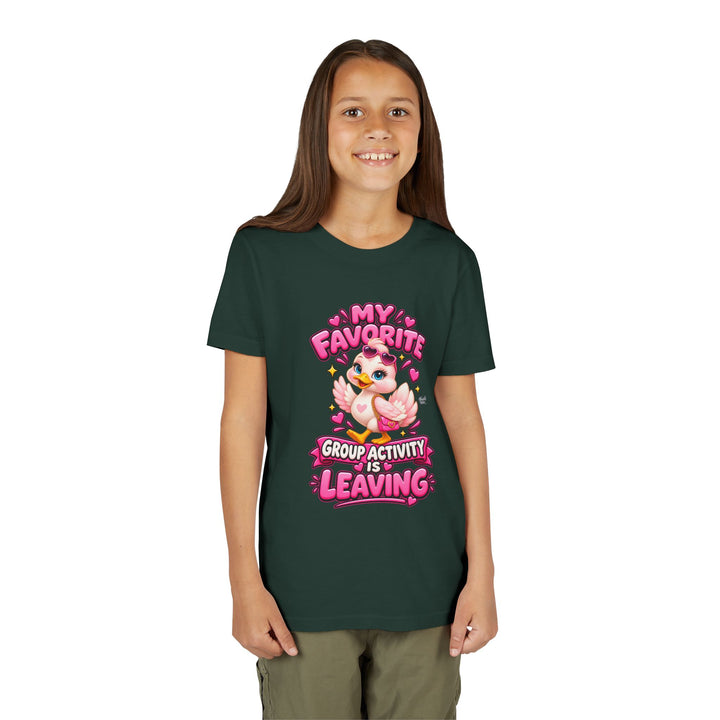 Noah’s Tales™ My Favorite Group Activity Is Leaving | Luna Girl's Bella T-Shirt