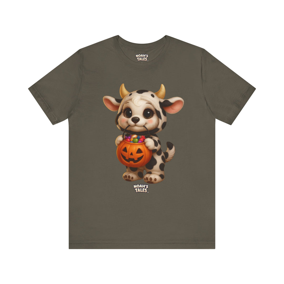 Noah’s Tales™ Cow Halloween Costume Coco Men's Bella T-Shirt