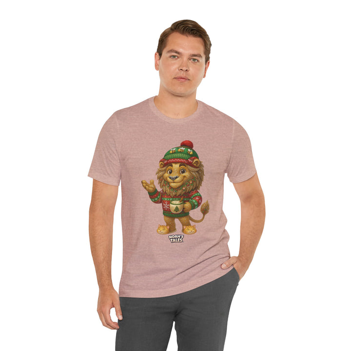 Noah’s Tales™ Christmas Leo Men's Bella T-Shirt