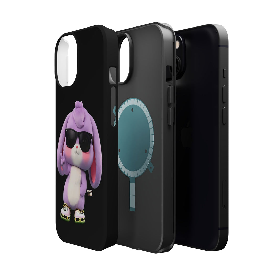 Noah’s Tales™ Lilac Phone Case Vibrant Protective cover Fun Gift for Kids and Teens Unique Cartoon Design