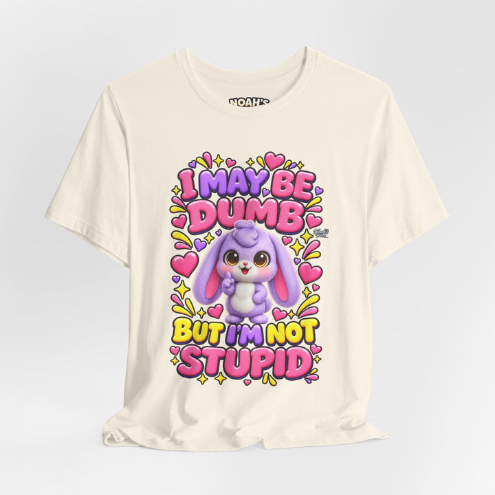 Noah’s Tales™ I May Be Dumb But I’m Not Stupid | Lilac Men's T-Shirt