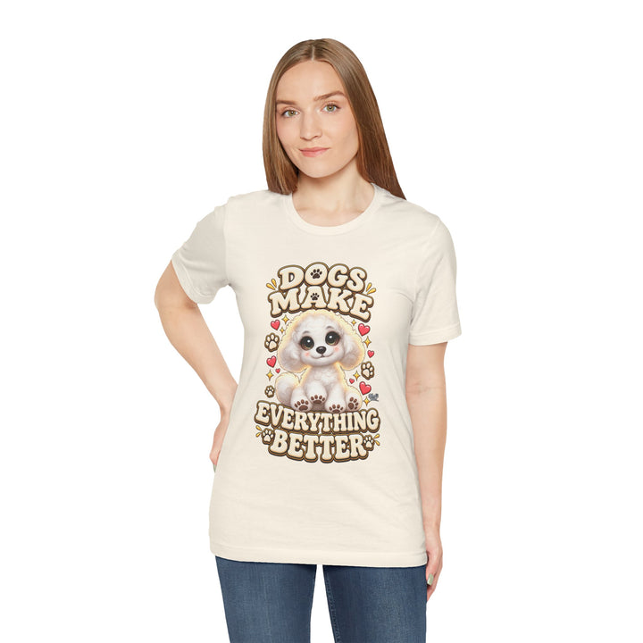 Noah’s Tales™ Dogs Make Everything Better | Coco Women's Bella T-Shirt
