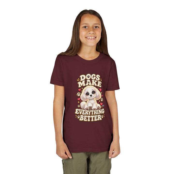 Noah’s Tales™ Dogs Make Everything Better | Coco Girl's Bella T-Shirt