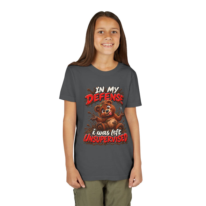 Noah’s Tales™ In My Defense I Was Left Unsupervised | Baxter Girl's Bella T-Shirt