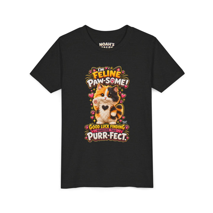 Noah’s Tales™ I’m Feline Paw-Some | Tommy Girl's Bella T-Shirt